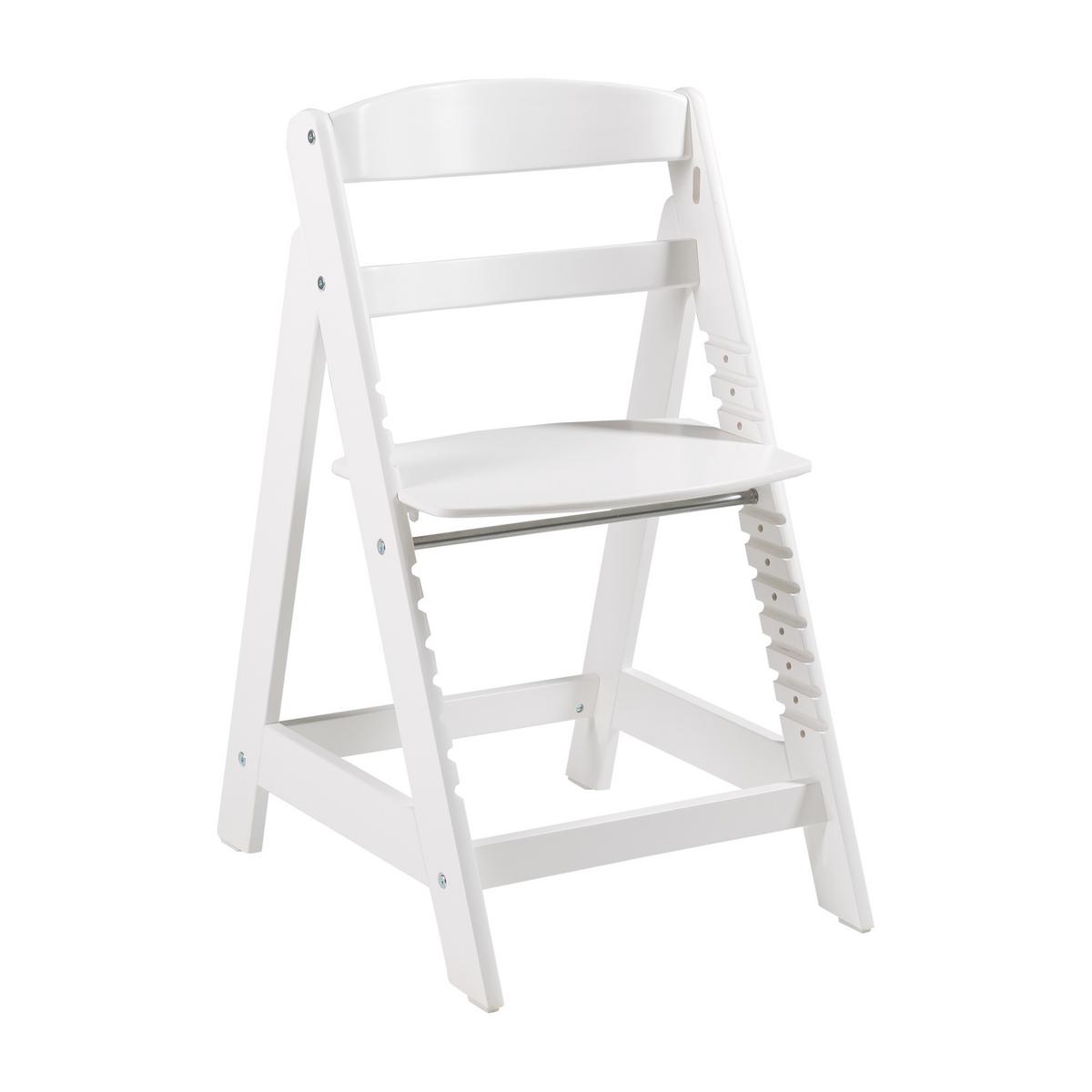KINDERHOCHSTUHL - Sit Up CLICK - weiß - Weiß, Holzwerkstoff (44.5/80/54cm) - Roba