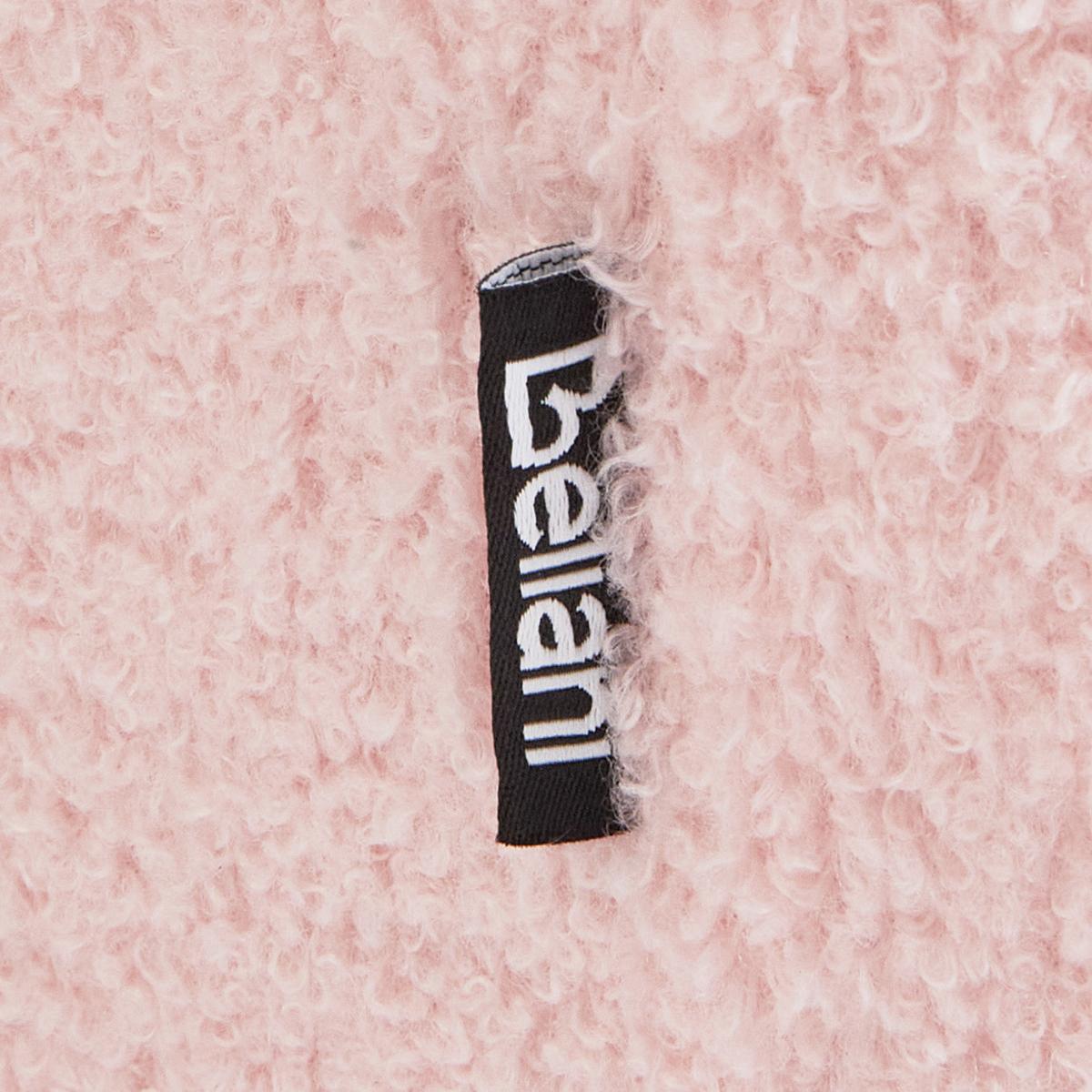 DREHSESSEL Pastellrosa Davik - Pink/Schwarz, Textil (62/67/63cm) - Beliani