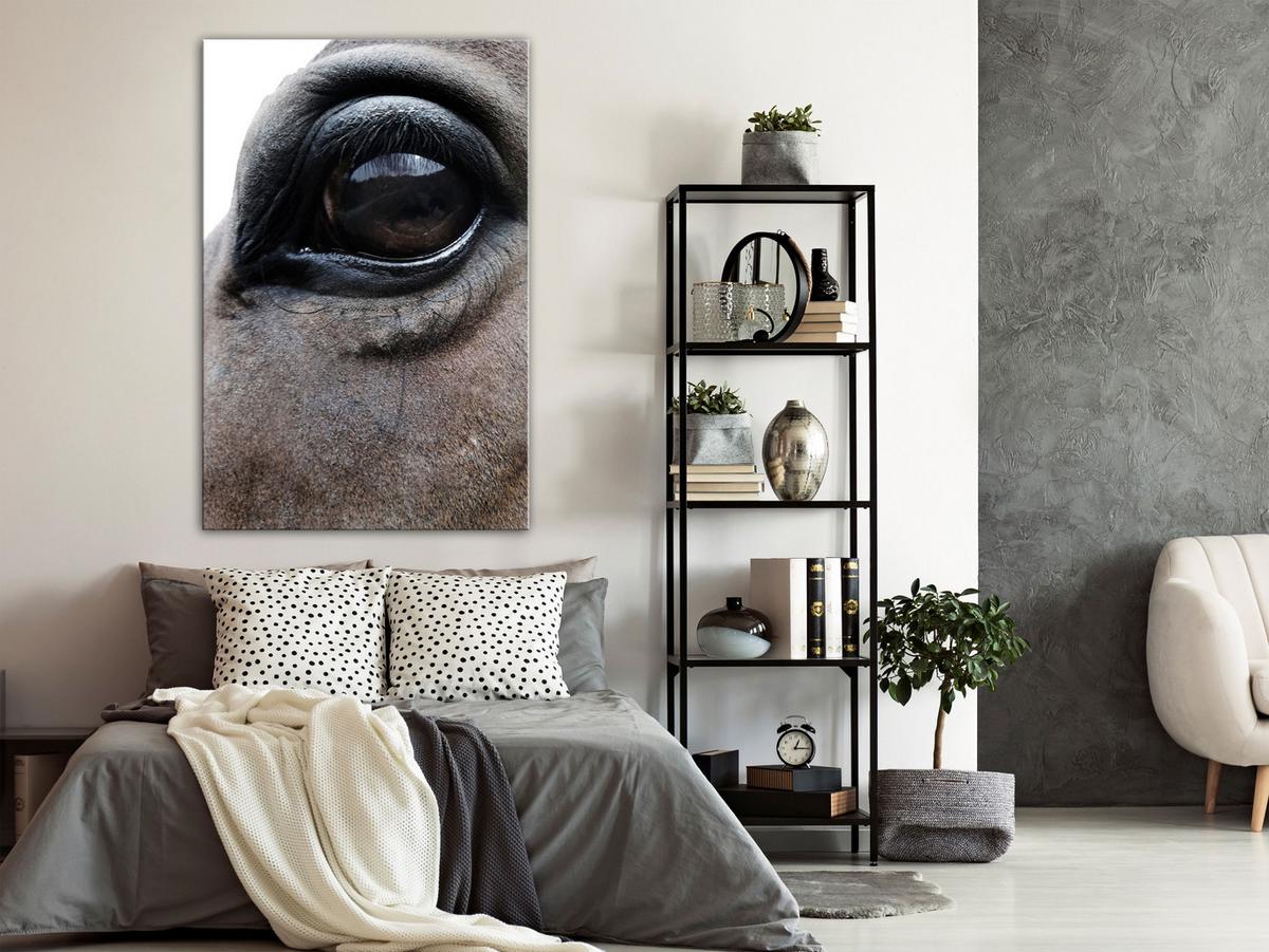 KUNSTDRUCK Braun 80/120 cm - Schwarz/Braun, Textil (80/120cm) - KUNSTLOFT