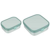 BROTDOSEN-SET Campus (2025) Cool Mint 2er Set - Mintgrün, Kunststoff (2/2/2cm) - Mepal