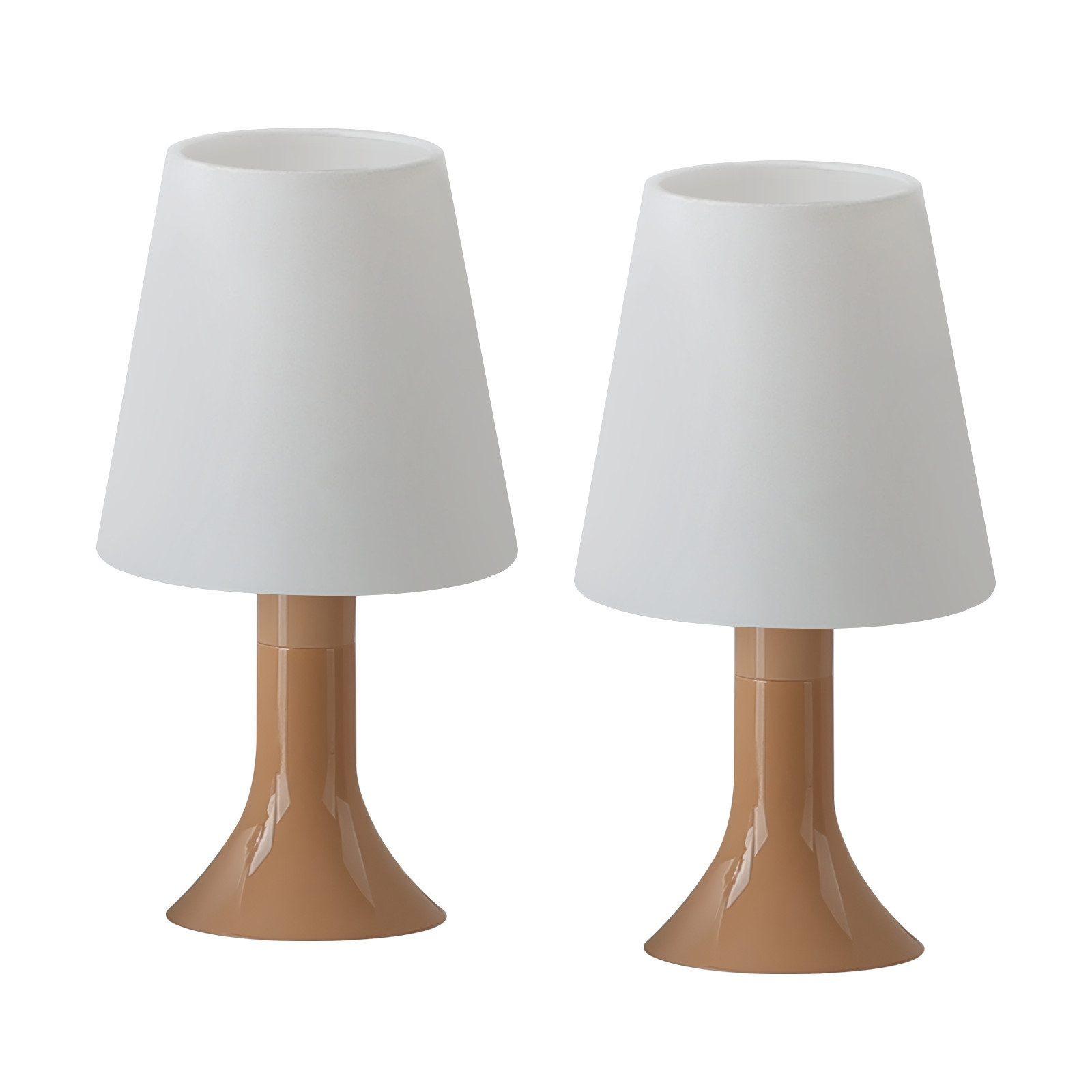 TISCHLAMPE Silvanus 9/24.5/13 cm - Braun, Kunststoff (9/24.5/13cm) - ZMH