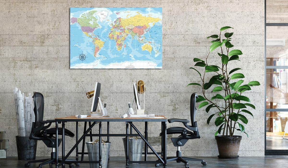KUNSTDRUCK Bunt 90/60 cm - Multicolor, Textil (90/60cm) - KUNSTLOFT