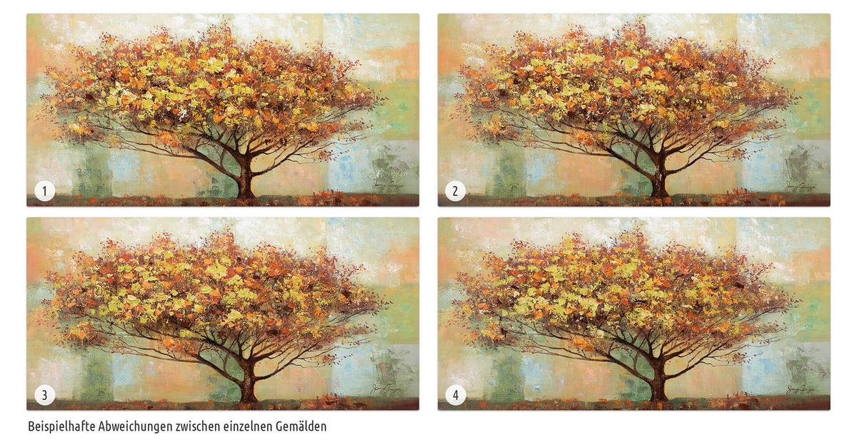 ÖLGEMÄLDE 120/60 cm - Braun, Holz/Textil (120/60cm) - KUNSTLOFT