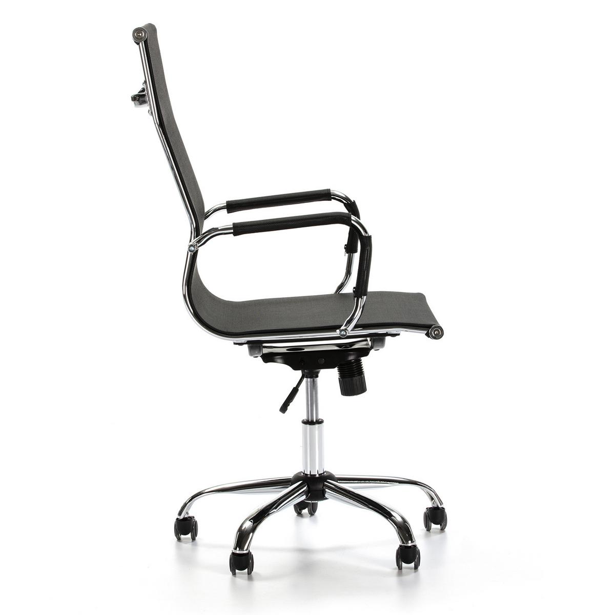 DREHSTUHL Slim Liegefunktion - Schwarz, Textil (53/96/70cm) - VS Venta-stock
