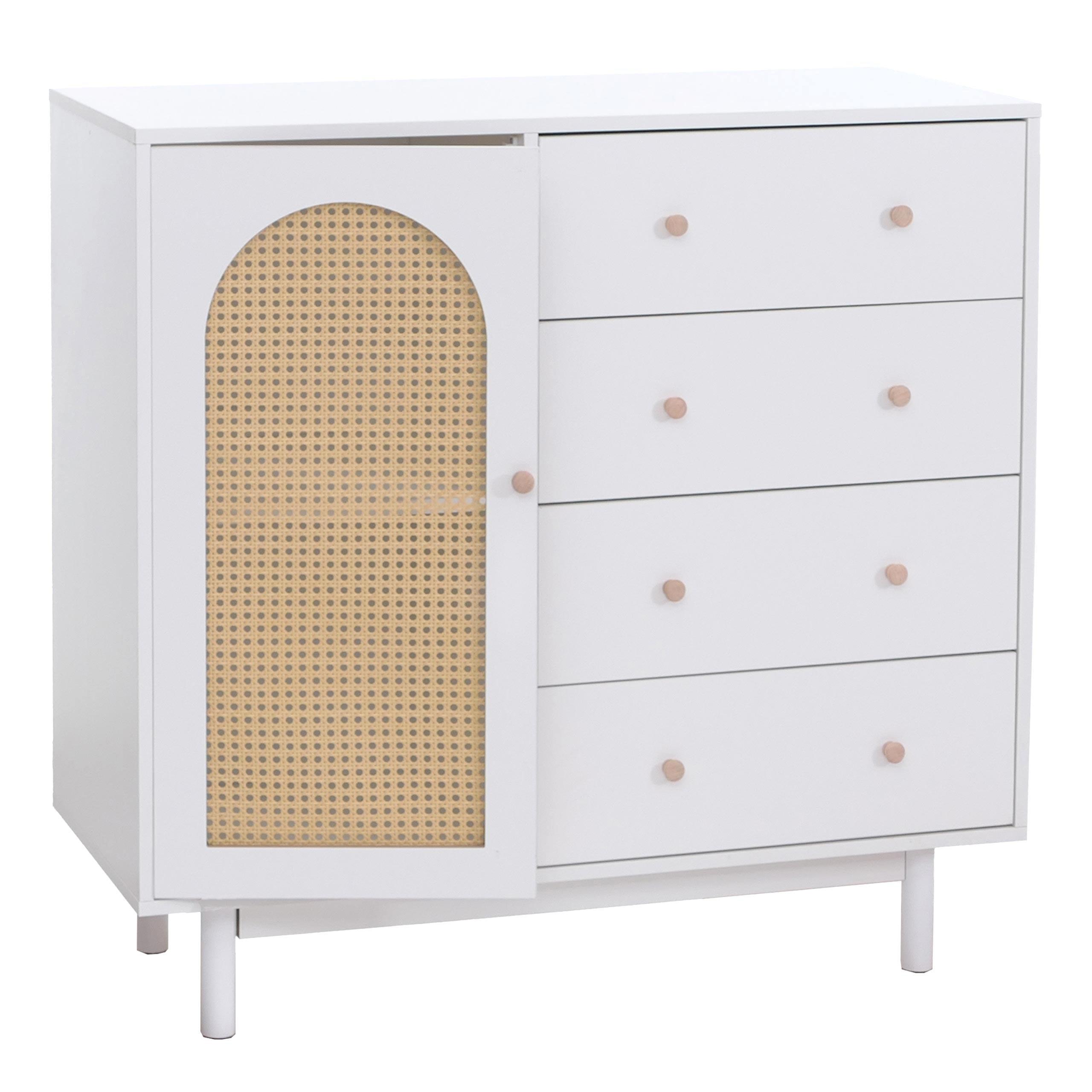 KOMMODE Weiß - Weiß, Holz (100/95/40cm) - MCW
