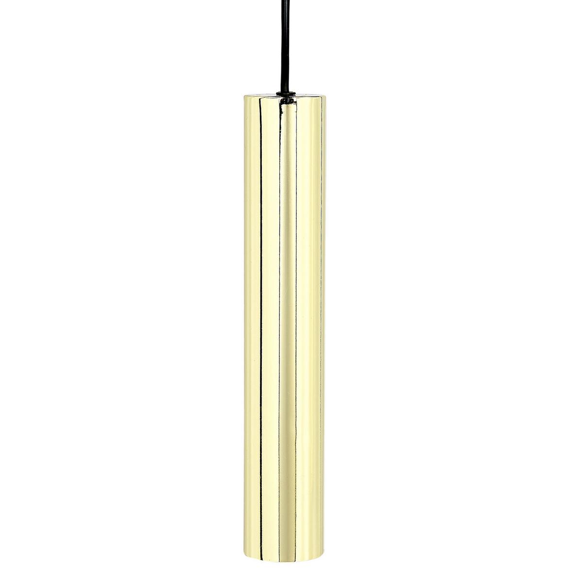 HÄNGELEUCHTE Brosna 6/60/100 cm - Messingfarben, Metall (6/60/100cm) - Beliani