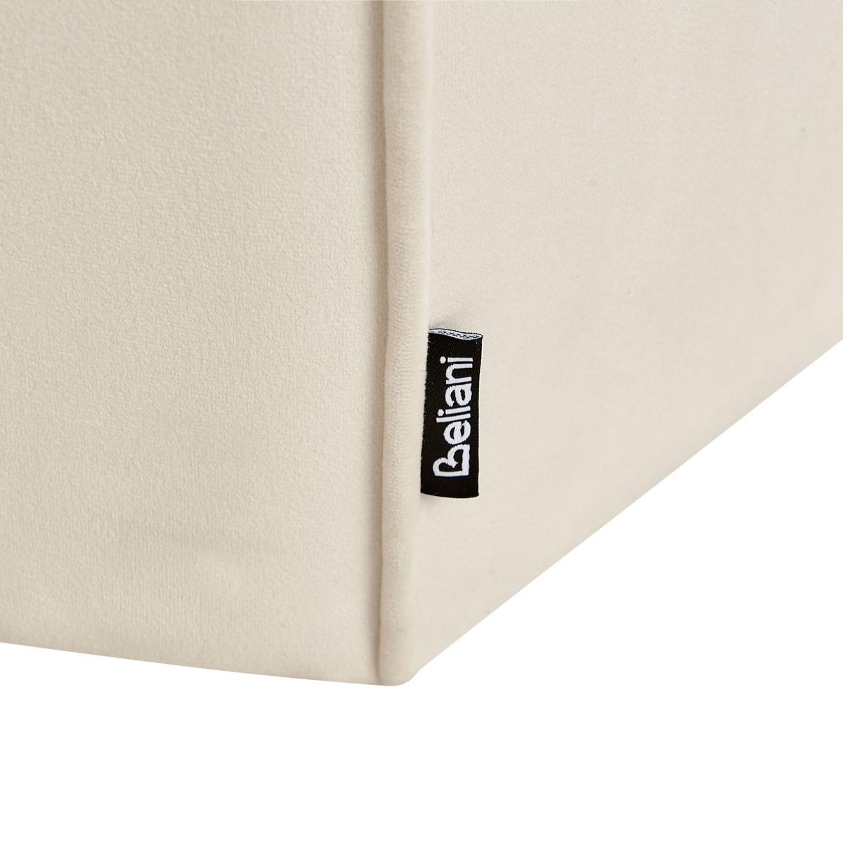 POUF Hellbeige Wishek - Beige, Textil (45/42/45cm) - Beliani