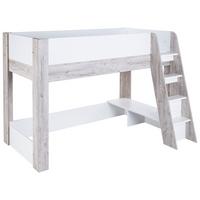 HOCHBETT Bente 90 x 200 cm - Eichefarben/Weiß, Holzwerkstoff (90/200cm) - arthur berndt