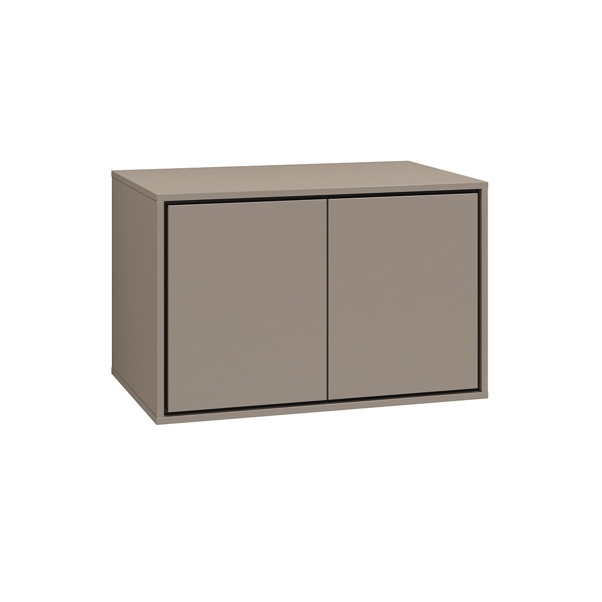WASCHTISCHUNTERSCHRANK 78cm Sophéa Taupe - Taupe, Holzwerkstoff (78/50.8/48cm) - Petits-meubles