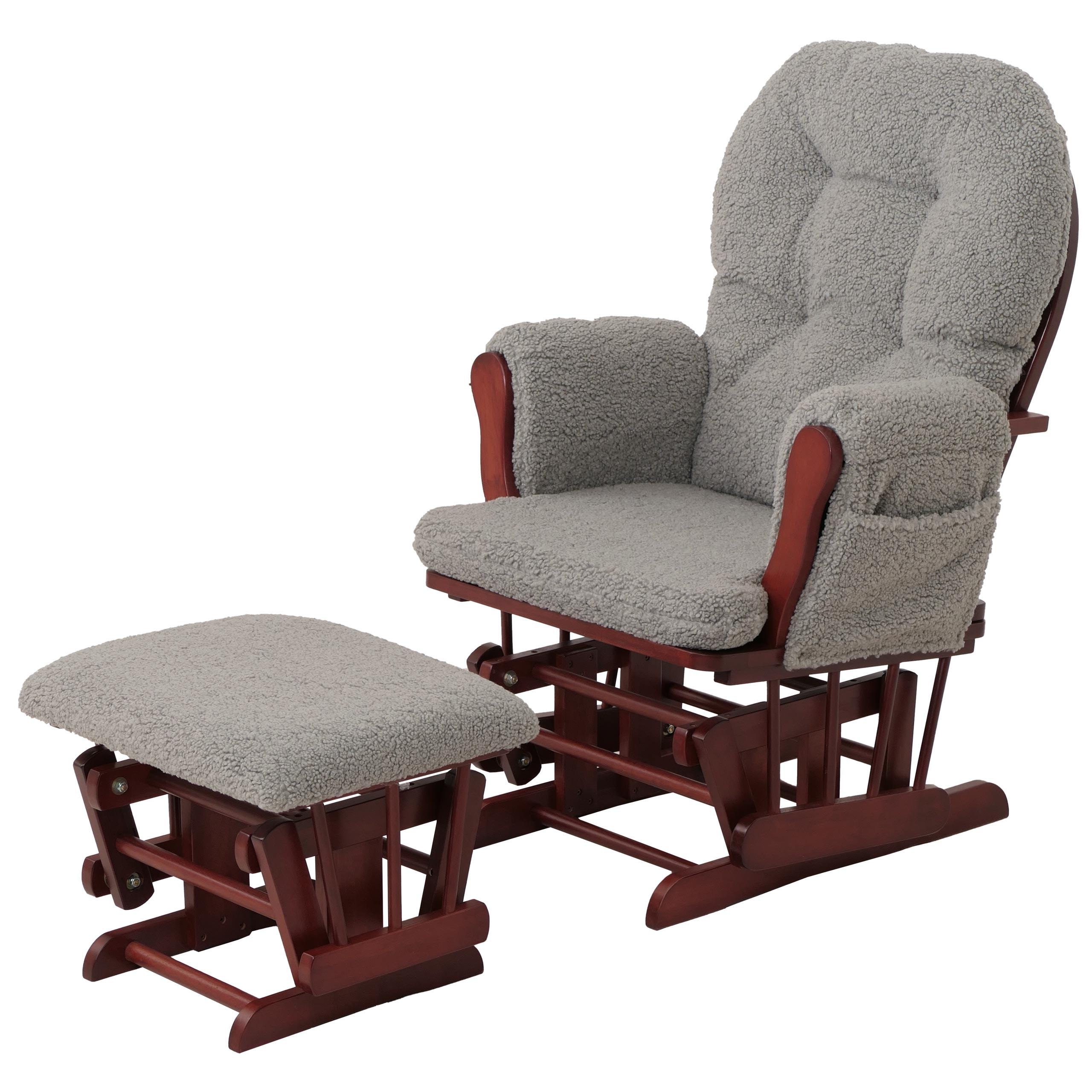 RELAXSESSEL Grau, Braun - Braun/Grau, Textil (74/105/72cm) - MCW