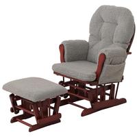 RELAXSESSEL Grau, Braun - Braun/Grau, Textil (74/105/72cm) - MCW