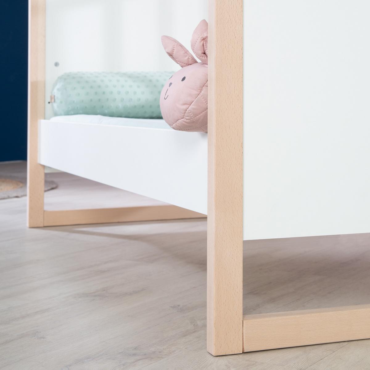 HAUSBETT 70 x 140 cm aus Holz - Multicolor, Holz/Holzwerkstoff (70/140cm) - Roba