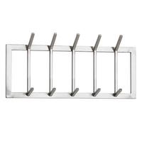 WANDGARDEROBE Metall Silber Modern 65x30x10 cm - Silberfarben, Metall (65/30/10cm) - KADIMA DESIGN