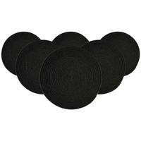 PLATZMATTEN Tavolo Dunkelgrau ø 35 cm 6er Set - Dunkelgrau, Textil (35cm) - Ritzenhoff Breker