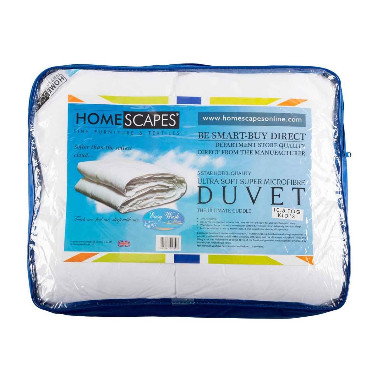 KINDERDECKE 120/150 cm, Super-Mikrofaser - Weiß, Textil (120/150cm) - Homescapes