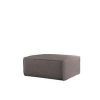 POLSTERHOCKER Celes Premium Ascot Bukla - Taupe, Holzwerkstoff/Textil (85/40/85cm) - Fun Möbel