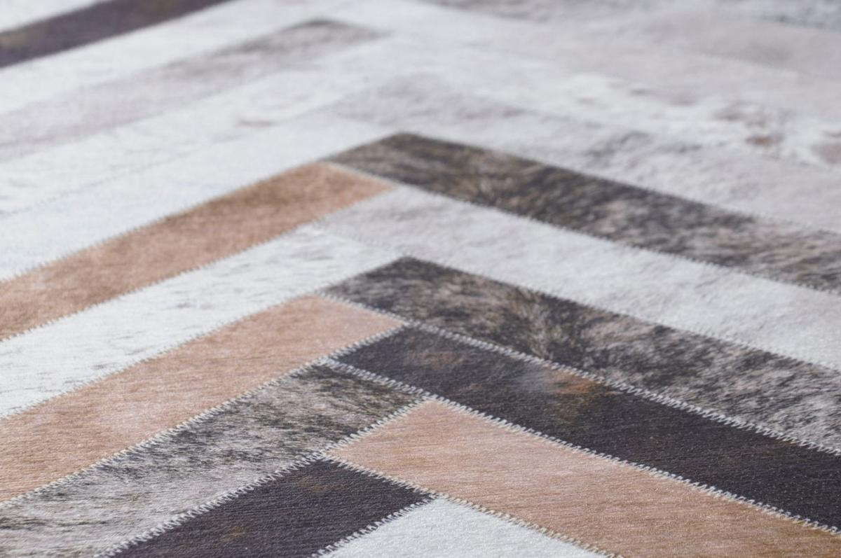 KURZFLORTEPPICH Serena 80x150 cm - Grau, Textil (80/150cm) - Gino Falcone