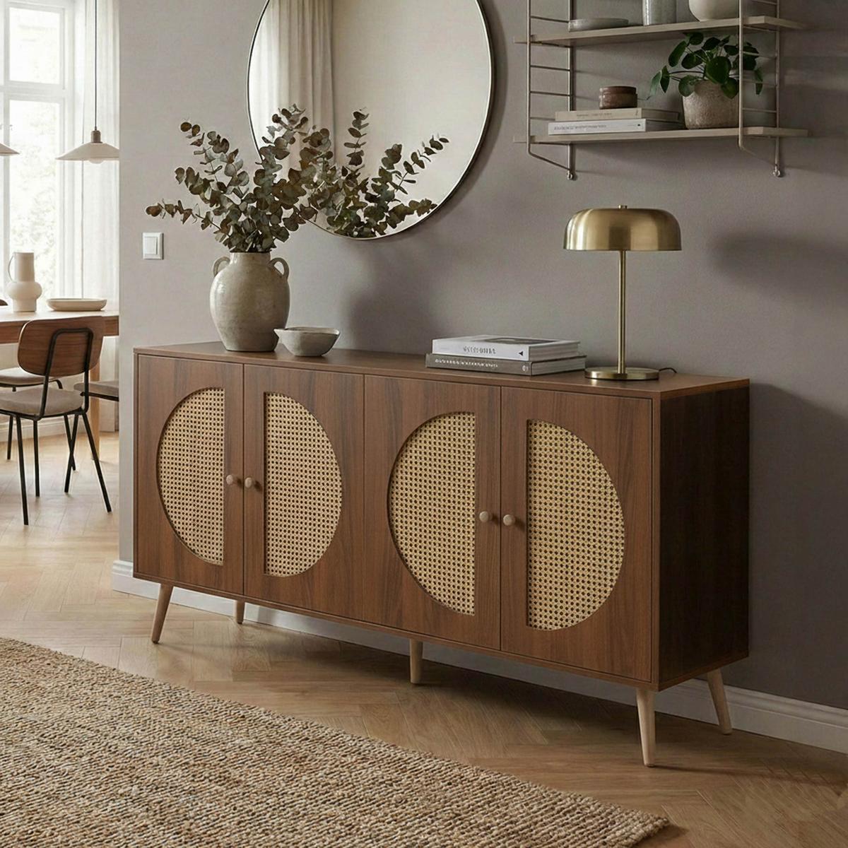 SIDEBOARD Braun - Braun, Holz (160/80/40cm) - MCW
