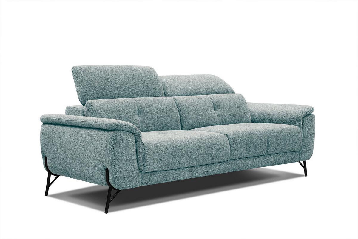 SOFA AVENA 3-Sitzer, mintgrün - Mintgrün, Holzwerkstoff/Textil (204/80/108cm) - Wozimo