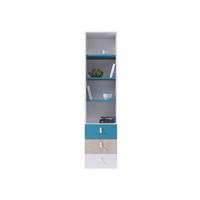 REGAL Planet 06 - Blau/Eichefarben, Holzwerkstoff (45/190/40cm) - MIRJAN24