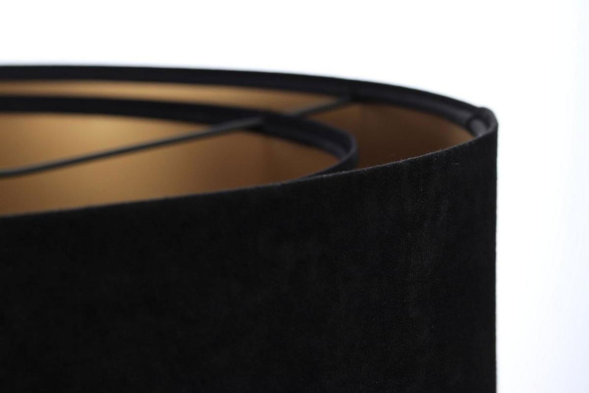 HÄNGELEUCHTE Gold 50/23 cm - Goldfarben/Schwarz, Kunststoff (50/1.3/23cm) - ONZENO
