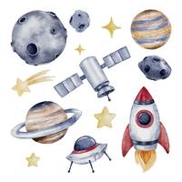 WANDAUFKLEBER 80x117cm - Der Raum des Planeten - Multicolor, Kunststoff (80/117/0.1cm) - Wallfluent