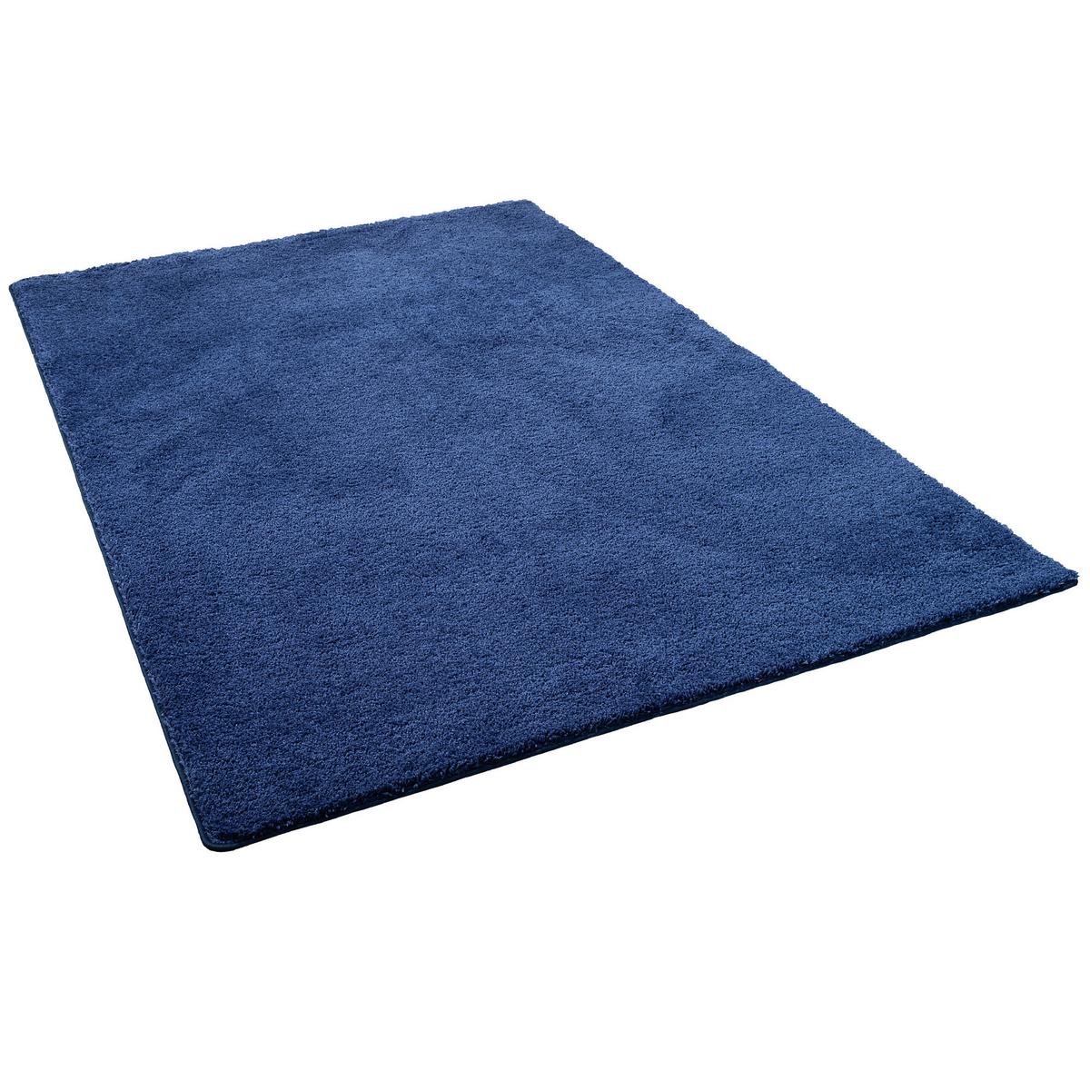 HOCHFLOR SHAGGY TEPPICH PALACE - Dunkelblau, Textil (160/200cm) - Snapstyle