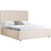 BETT mia beige - Beige, Textil (200/160cm) - Habitat Garten