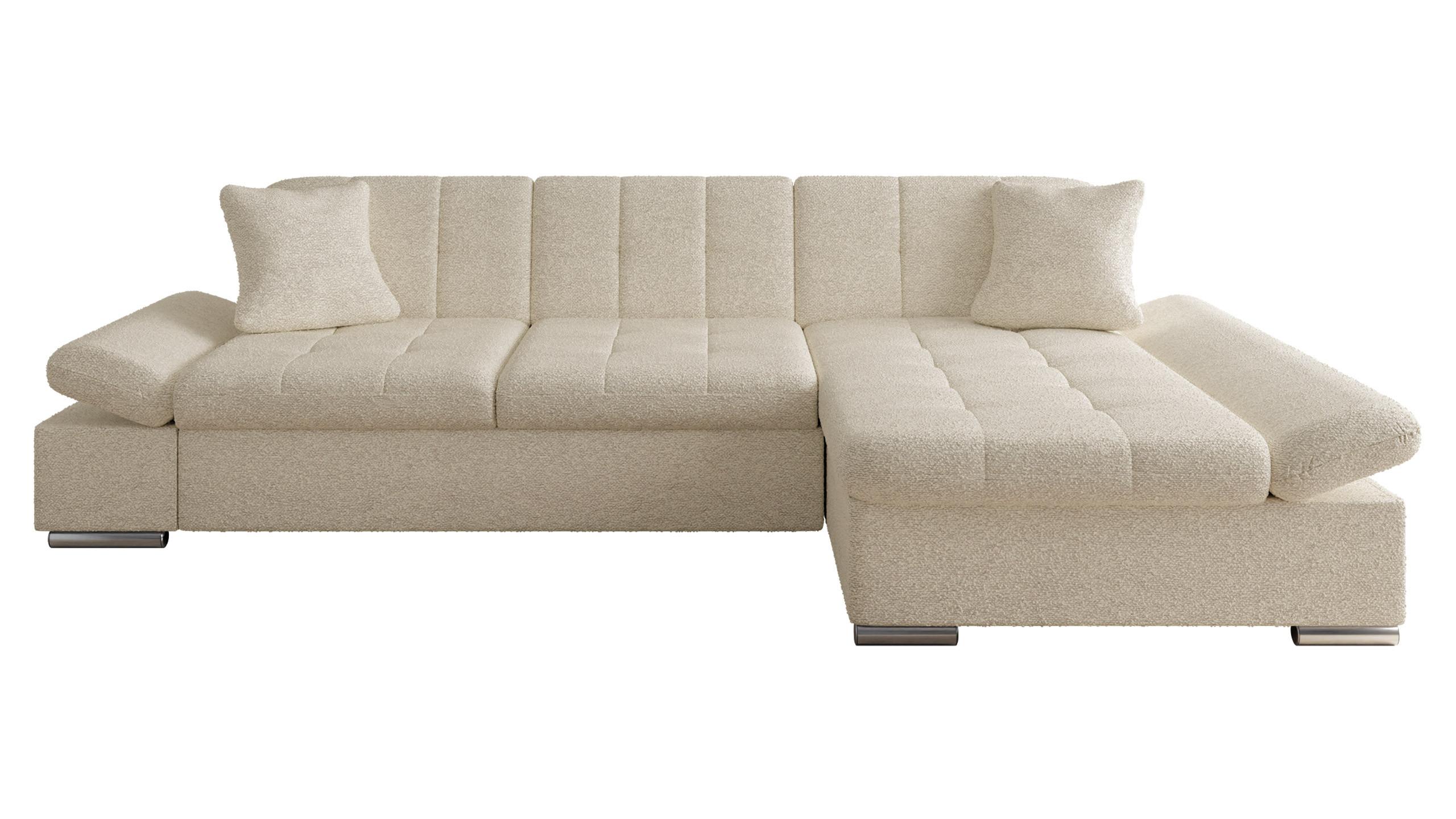 ECKSOFA Montana, Seite: Rechts - Mokka, Holz/Textil (278/161cm) - MIRJAN24