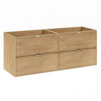 WASCHTISCHUNTERSCHRANK 120cm Elias Holz - Braun, Holzwerkstoff (120/50/46cm) - Petits-meubles