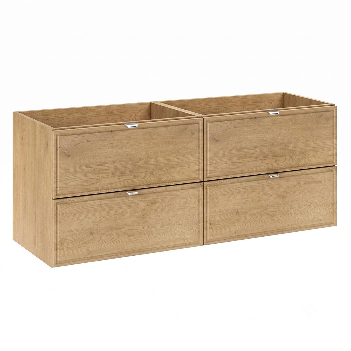 DOPPELWASCHTISCH 121cm Elias Holz - Braun, Holzwerkstoff (121/50/46cm) - Petits-meubles
