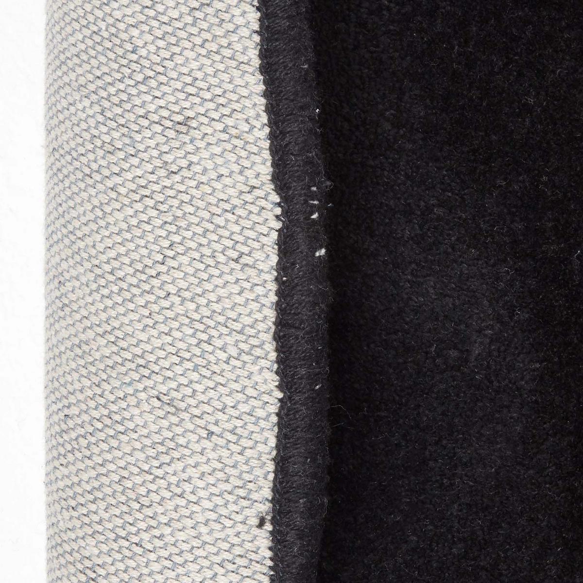 KURZFLOR-TEPPICH rund getuftet 150 cm - Schwarz, Textil (150/150cm) - Homescapes