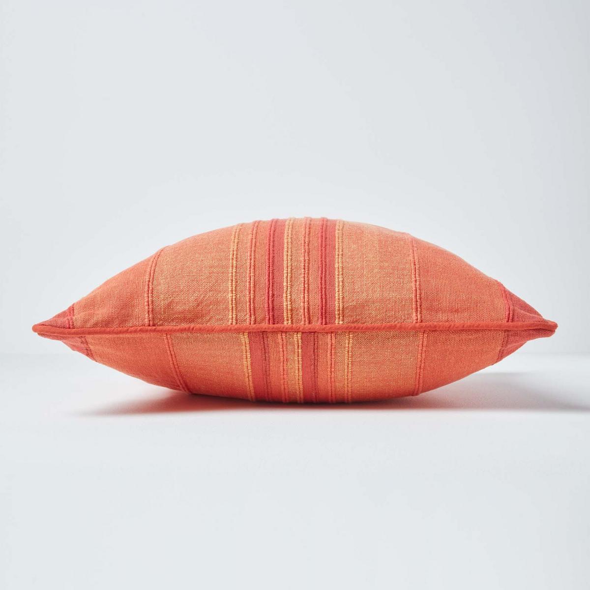 KISSENHÜLLE Morocco Stripe 45/45 cm, 100% Baumwolle - Terracotta, Textil (45/45cm) - Homescapes