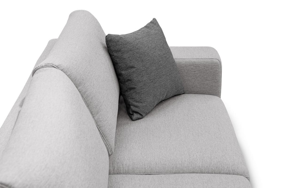 ECKSOFA OTTO 5-Sitzer, hellgrau - Hellgrau, Holzwerkstoff/Textil (219/279cm) - Wozimo