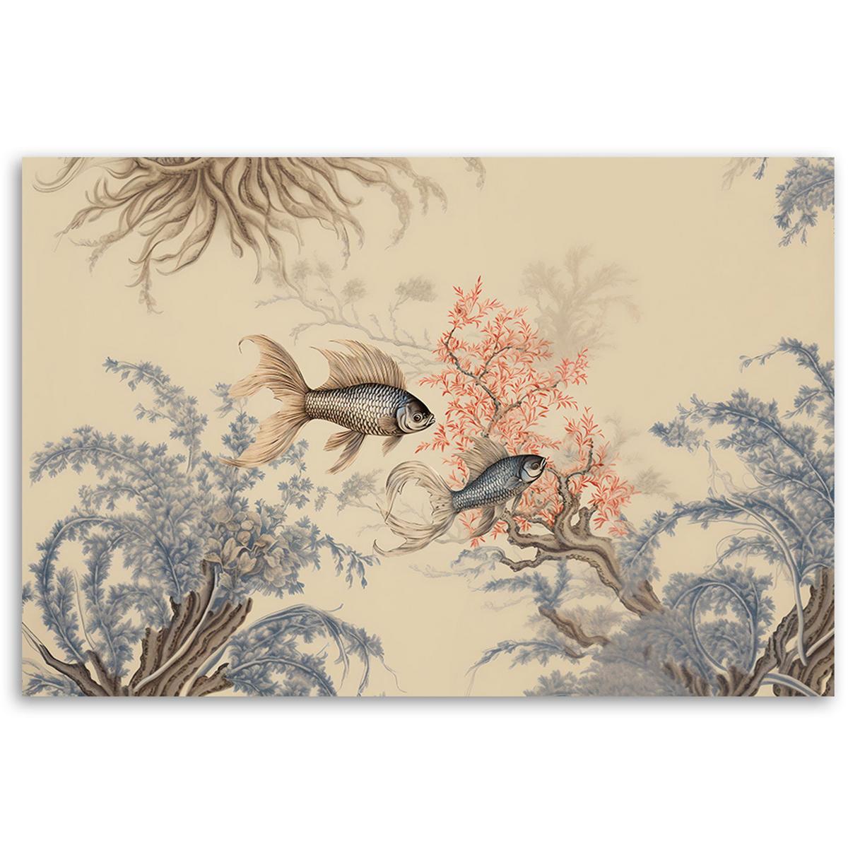 KUNSTDRUCK Beige 60/40 cm - Beige, Textil (60/40cm) - KUNSTLOFT