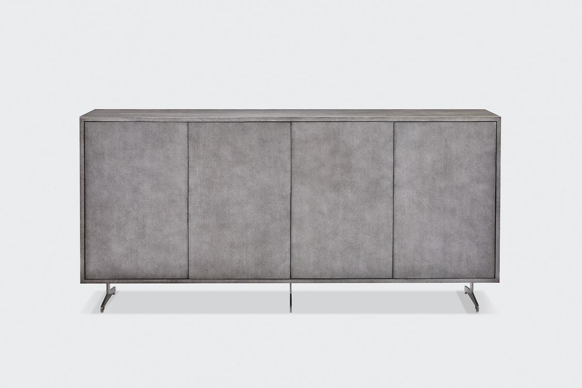 SIDEBOARD GALA Grau Holz - Grau, Holz/Metall (180/85/40cm) - KAWOLA