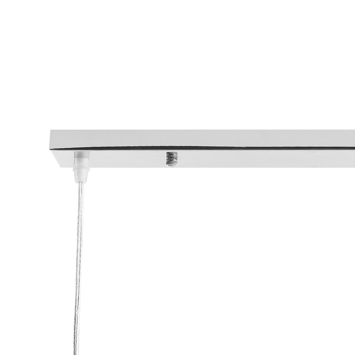 HÄNGELEUCHTE Chari 25/80/124 cm - Hellbraun, Holzwerkstoff (25/80/124cm) - Beliani