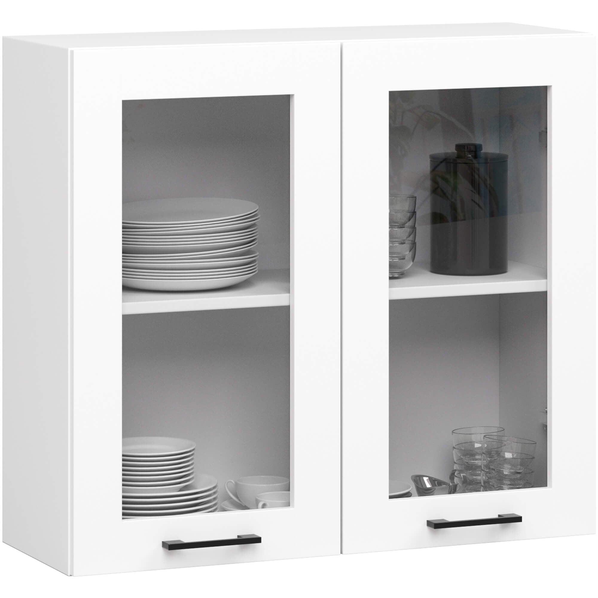 HÄNGESCHRANK Weiß 72/80/30,5 - Weiß, Holzwerkstoff (80/72/30cm) - RAUMHIRSCH FURNITURE