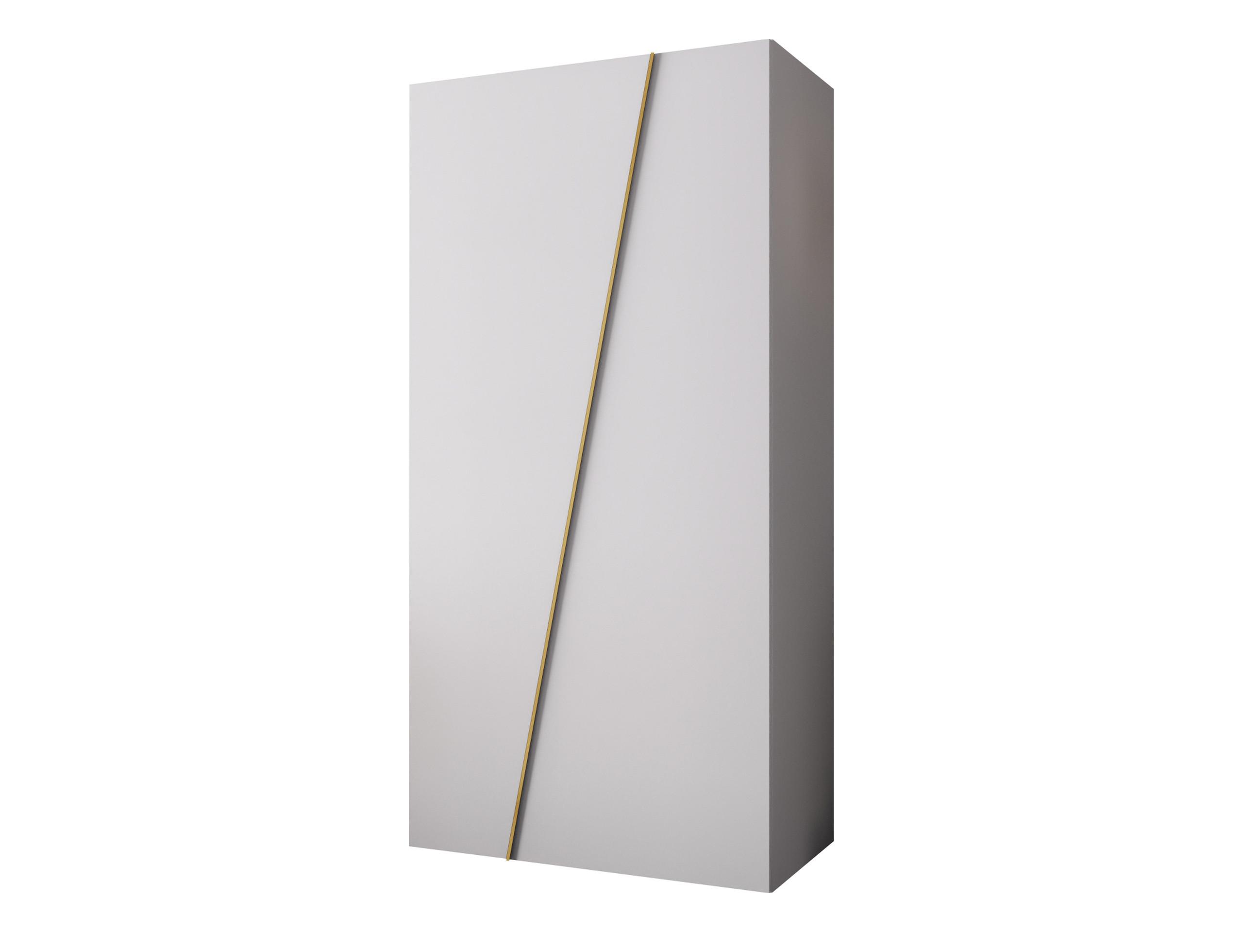 DREHTÜRENSCHRANK Zen 100 cm - Goldfarben/Schwarz, Holzwerkstoff/Kunststoff (100/202/50cm) - MIRJAN24
