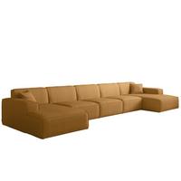 WOHNLANDSCHAFT Celes Premium Xl Scala - Currygelb, Holzwerkstoff/Textil (462/73/165cm) - Fun Möbel