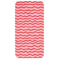BADEMATTE Verspielt - Muster - Rot 60x120 cm - Rosa, Textil (60/120cm) - OnlyWow