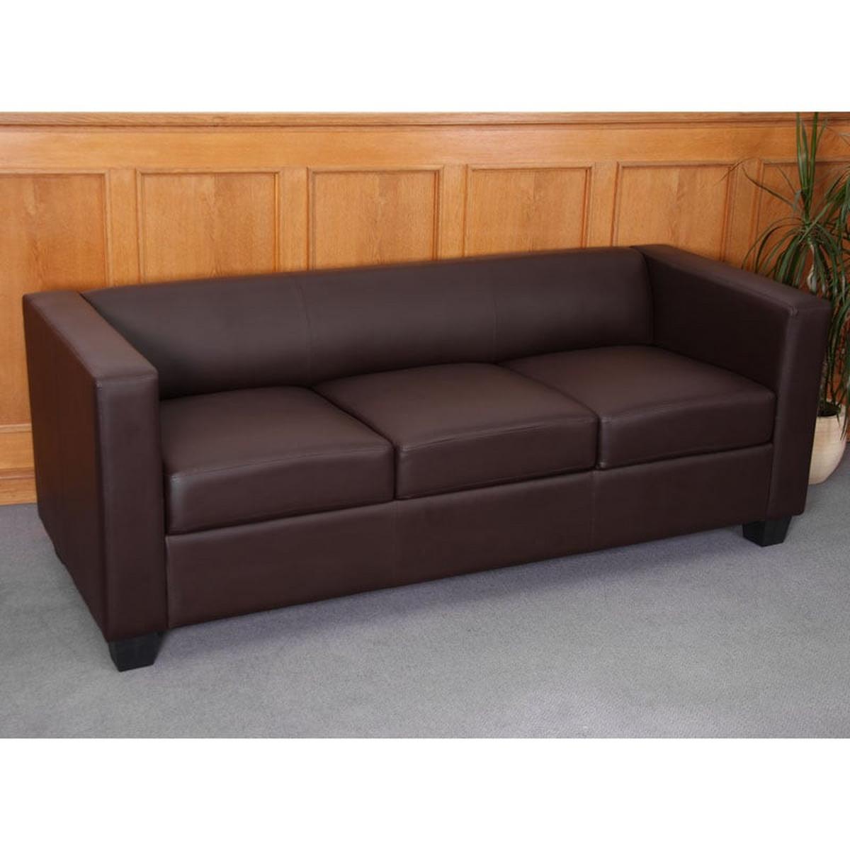 SOFAGARNITUR Dunkelbraun - Dunkelbraun, Textil (450/70/200cm) - MCW