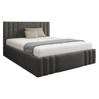 POLSTERBETT Ribo - Dunkelgrau, Holz/Textil (160/200cm) - MIRJAN24