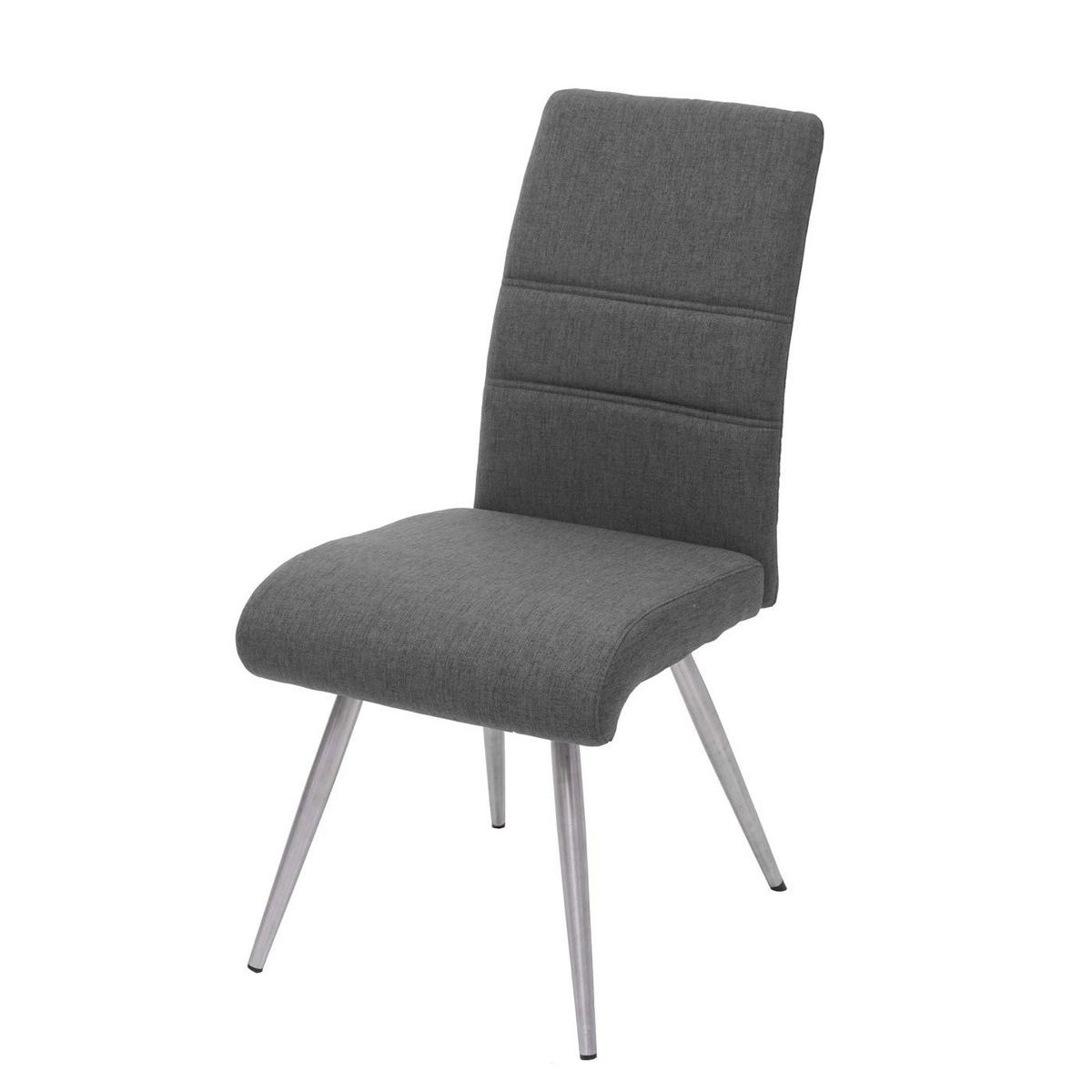 ESSZIMMER-SET Grau 4er-Set - Grau, Textil (180/99/68cm) - MCW