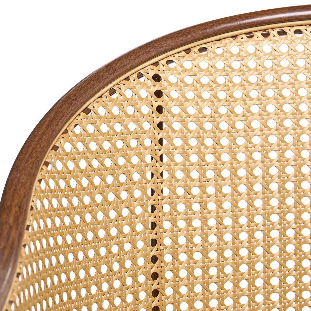SCHREIBTISCHSTUHL Kunstleder Braun Redding - Braun, Kunststoff (50/77/50cm) - Beliani