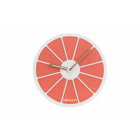 WANDUHR Design Rot 29/29 cm - Rot, Holzwerkstoff (29/29/1cm) - ONZENO