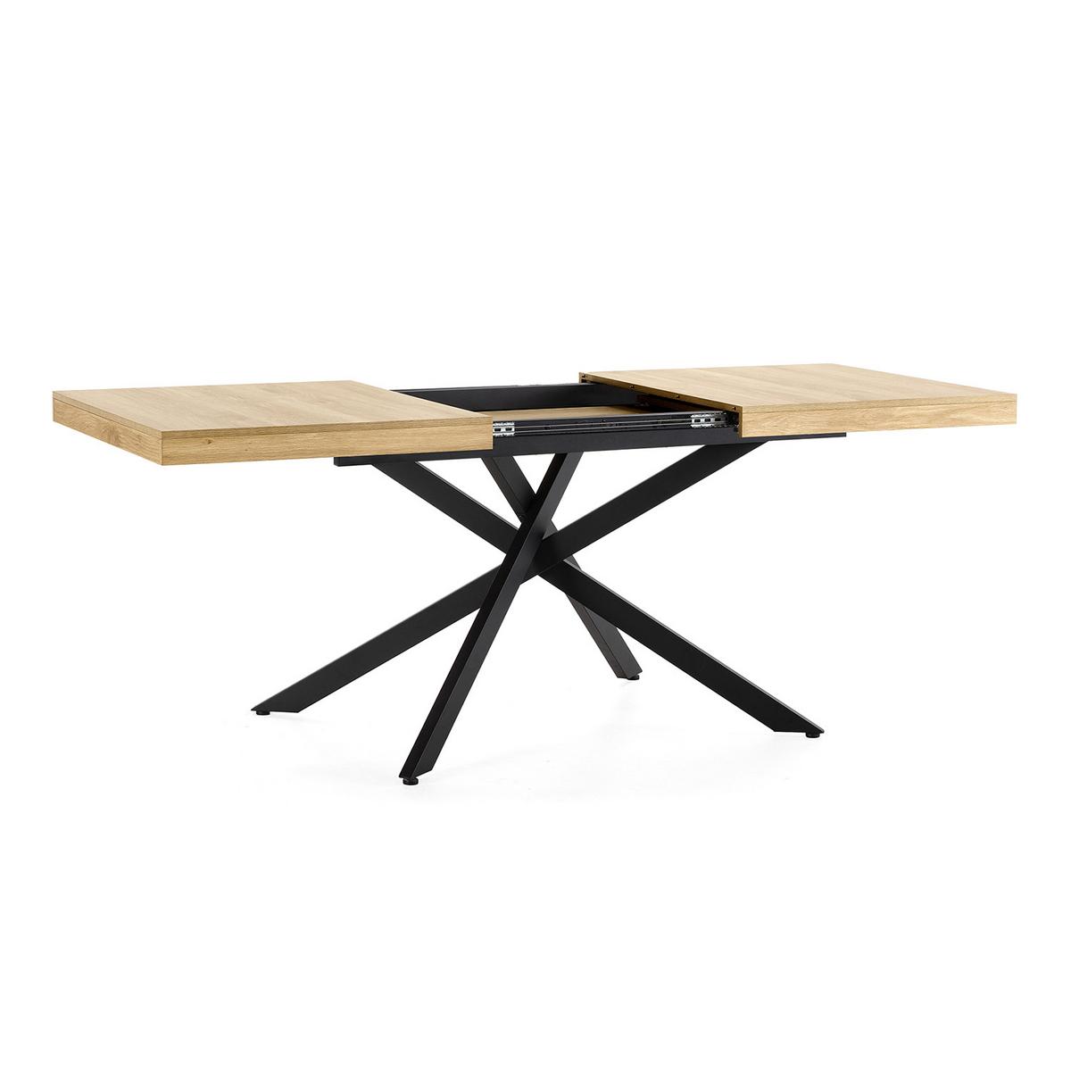 ESSTISCH Palermo Farbe Eiche, 140-180 cm - Eichefarben, Holzwerkstoff (80/140/75cm) - VS Venta-stock