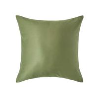 BIO-KISSENBEZUG Satin, Fadendichte 400 - Grün, Textil (60/60cm) - Homescapes