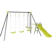 KLETTERGERÜST AUS STAHL enzo ii Grün - Grün, Metall (225/195/315cm) - Habitat Garten