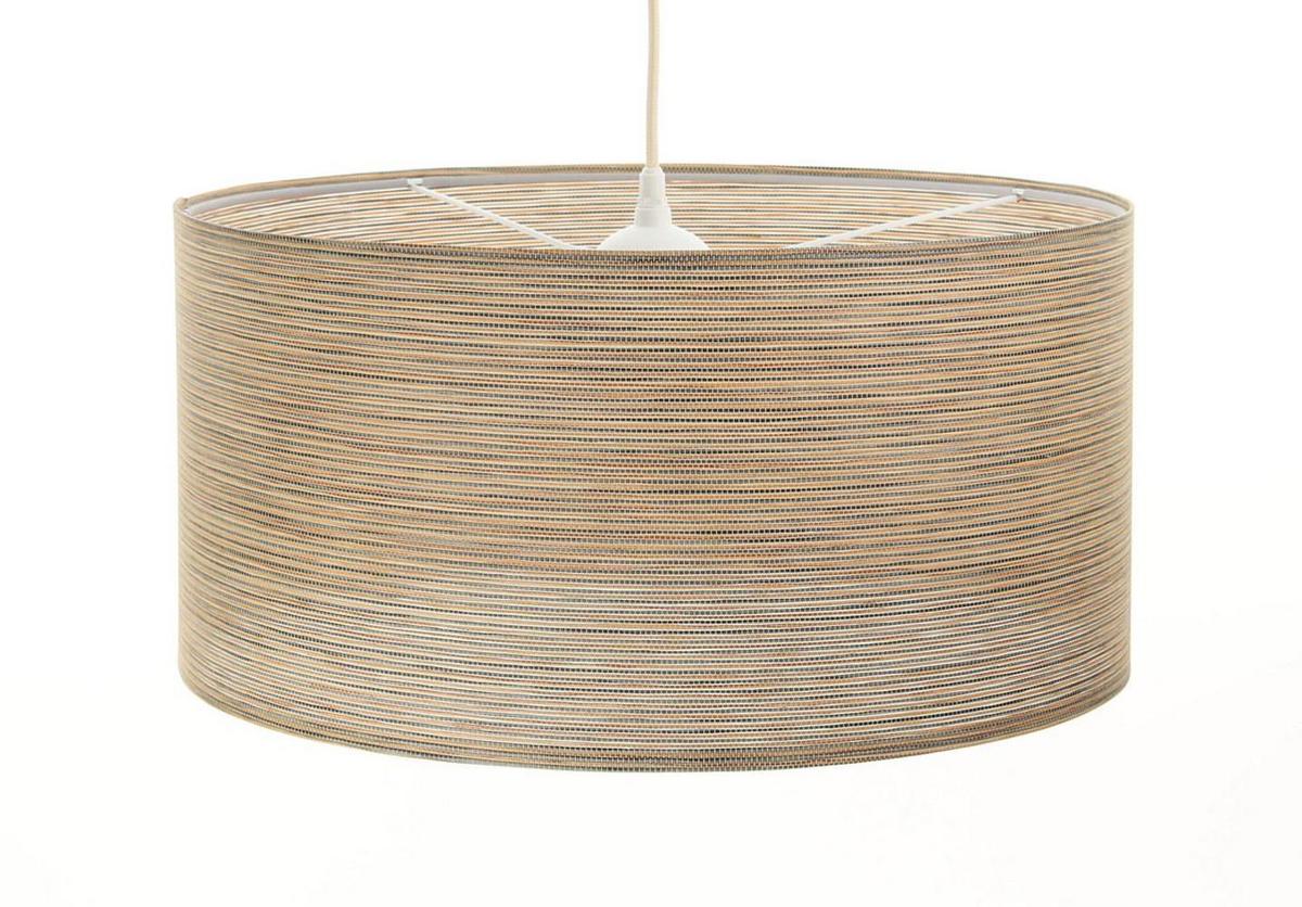 HÄNGELEUCHTE Grau 50/25 cm - Beige/Grau, Kunststoff (50/0.6/25cm) - ONZENO